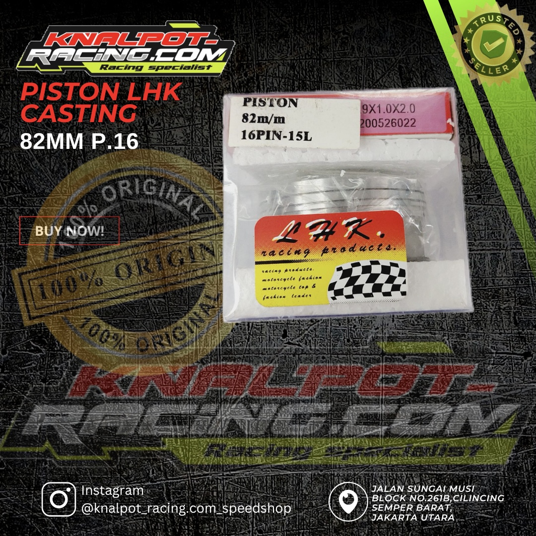 PISTON LHK CASTING DIAMETER 82 PEN 16 LHK